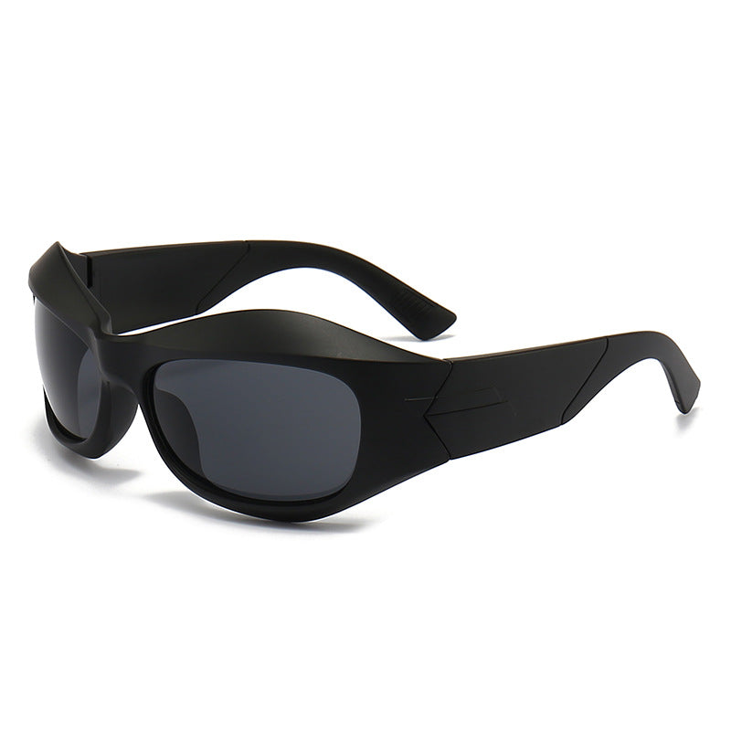 Wholesale Y2K Hip-hop Futuristic PC Sunglasses