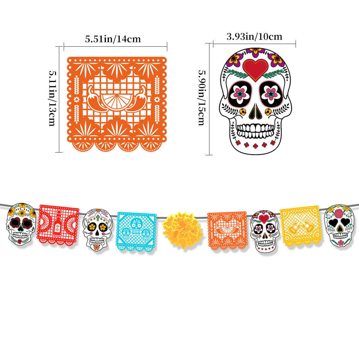 Wholesale Party Bunting Paper Decorations