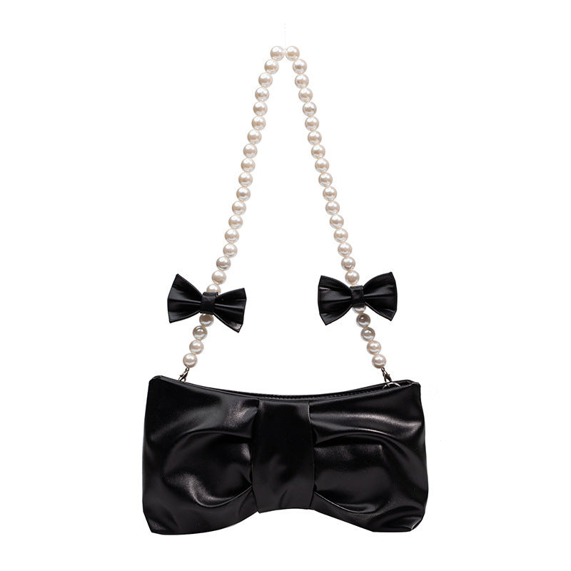 Wholesale PU Bow Fold Shoulder Bag