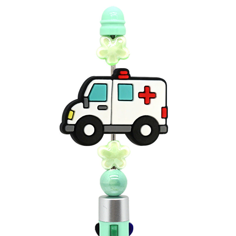 Wholesale Random 100pcs Medical Care Beaded Pen DIY Accessories Beads