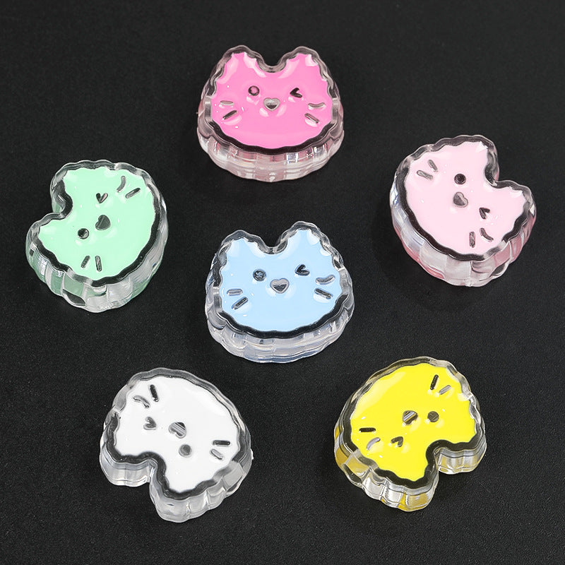Wholesale 30PCS/PACK Cute Transparent Acrylic Skewer Beads