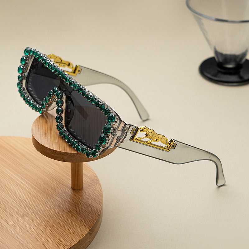 Wholesale Fashion Square Diamond Sunglasses