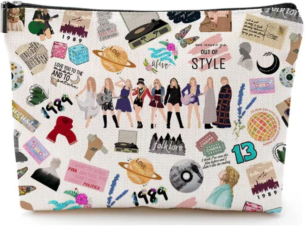 Wholesale Cotton and Linen Nurse Letter Print Storage Waterproof Linen Cosmetic Bag