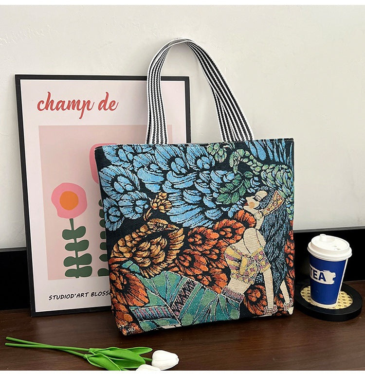 Wholesale Vintage Ethnic Style Canvas Bag