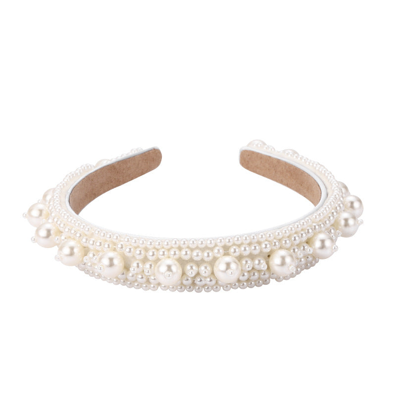 Wholesale Pearl Crown Baroque Crystal Headband