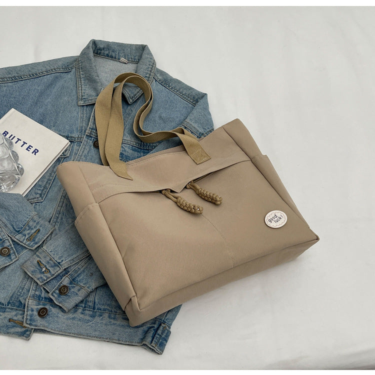 Wholesale Canvas Large Capacity Tote Bag Nylon Cloth Shoulder Bags