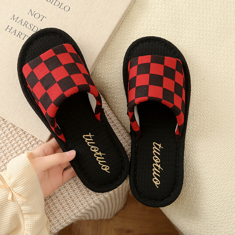 Wholesale Non-slip soft-soled couple indoor silent cloth-soled slippers