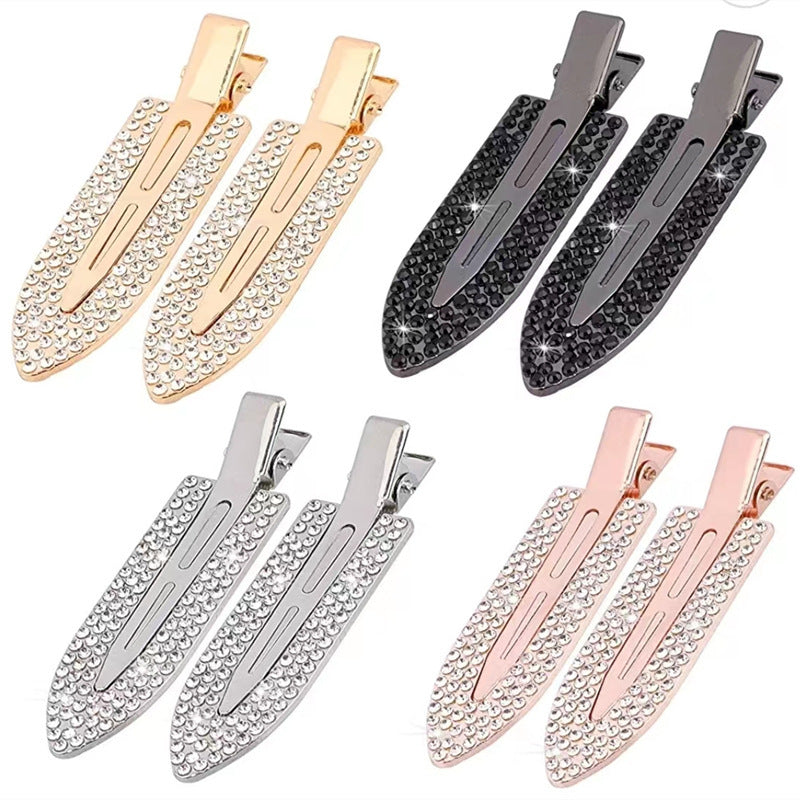 Wholesale alloy rhinestone seamless surfboard duckbill headdress clip hairpin