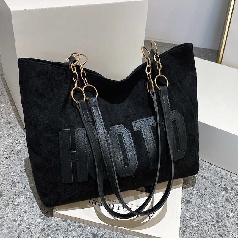 Wholesale High-capacity Commuting PU Shoulder Bags