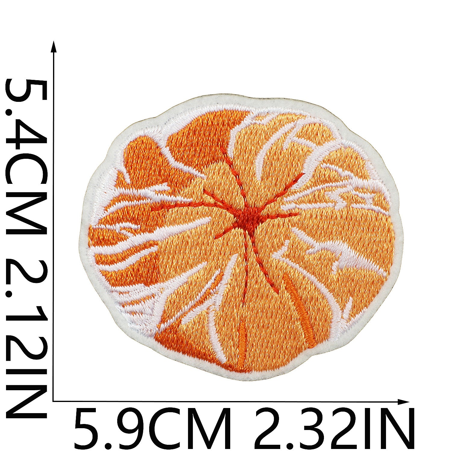 Wholesale Cartoon Orange Series Embroidery DIY Patches