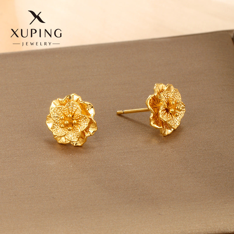 Wholesale Fairy Style Plants Flowers Vintage Simple Style Design Earstuds