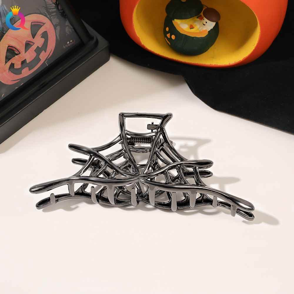 Wholesale Halloween Skull Magic Claw Clip Hair Accessories Metal Spider Large Shark Clip
