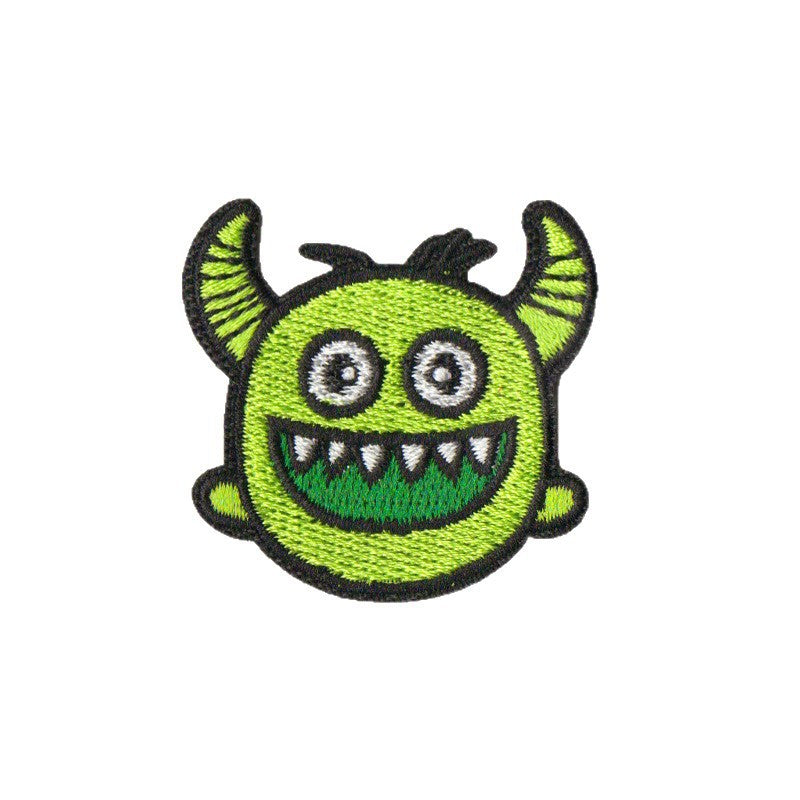 Wholesale 9 Piece Monster Graffiti Embroidered Patches For DIY Clothing Bags Iron On Decorative Fashion Gift