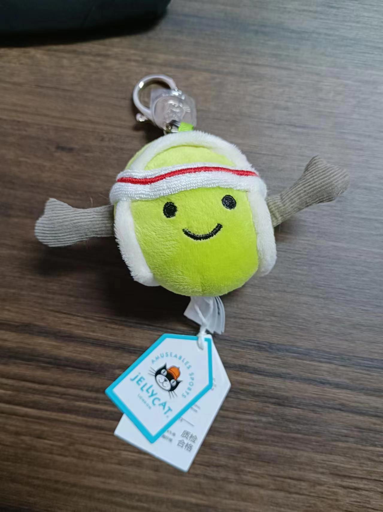 Wholesale High Version J Family Fun Sports Baseball Bag Hanging Ornaments Plush Doll Doll Keychain for Boys Day Gift