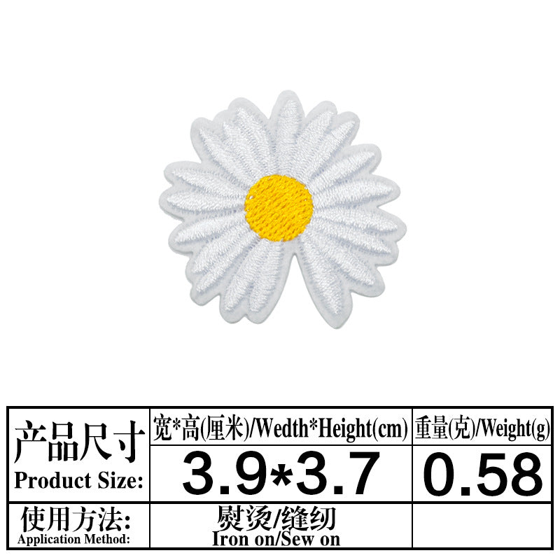 Wholesale Trendy Embroidery Patches Cloth Applique For Clothing Shoes Bags DIY Decorative Accent