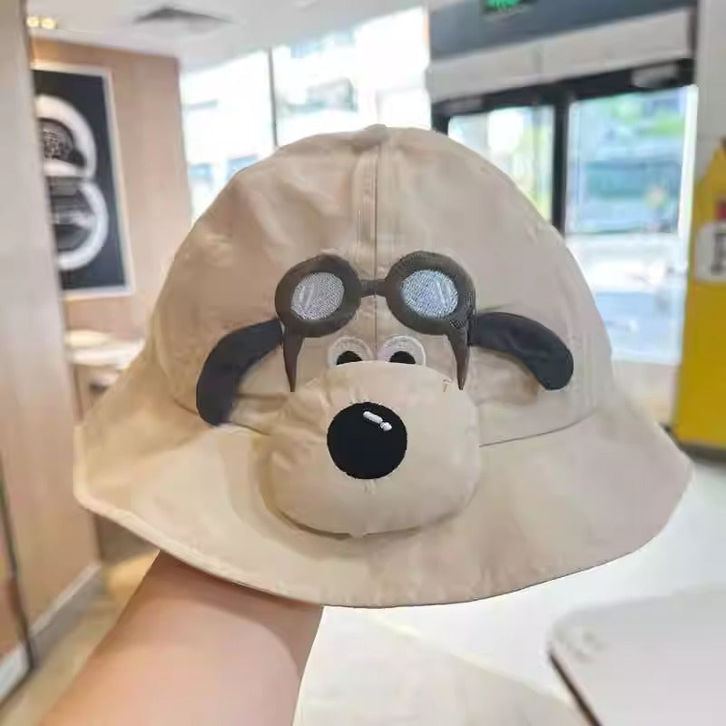 Wholesale Baby Cute Puppy Sunshade Bucket Hat