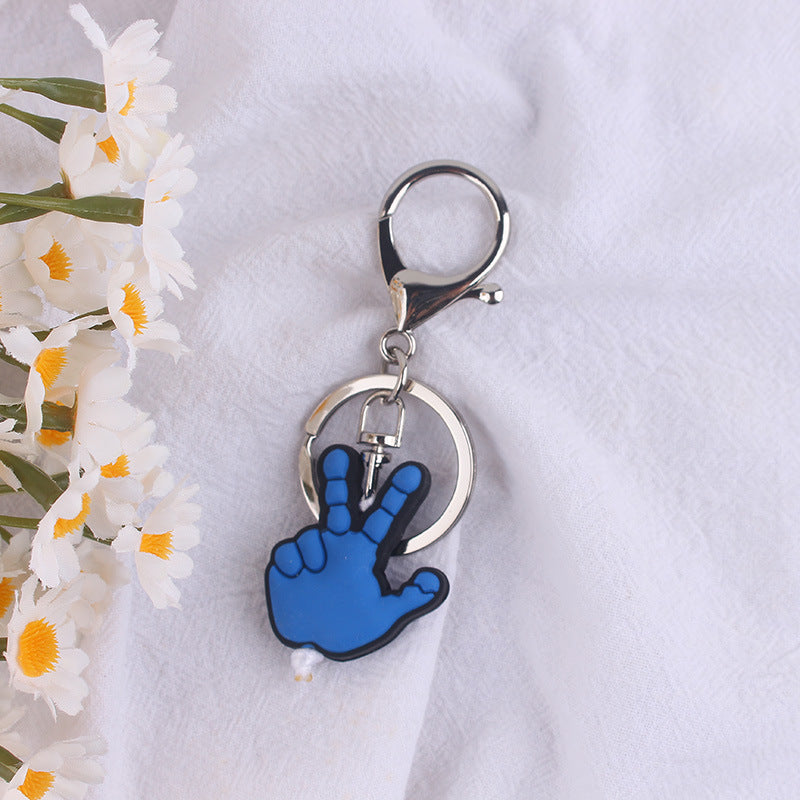 Wholesale Gesture keychain pendant men's gift car key bag pendant