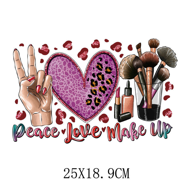 Wholesale Pink Valentine' s Day Heat Transfer   UV DTF Ready to Press Transfers Wraps