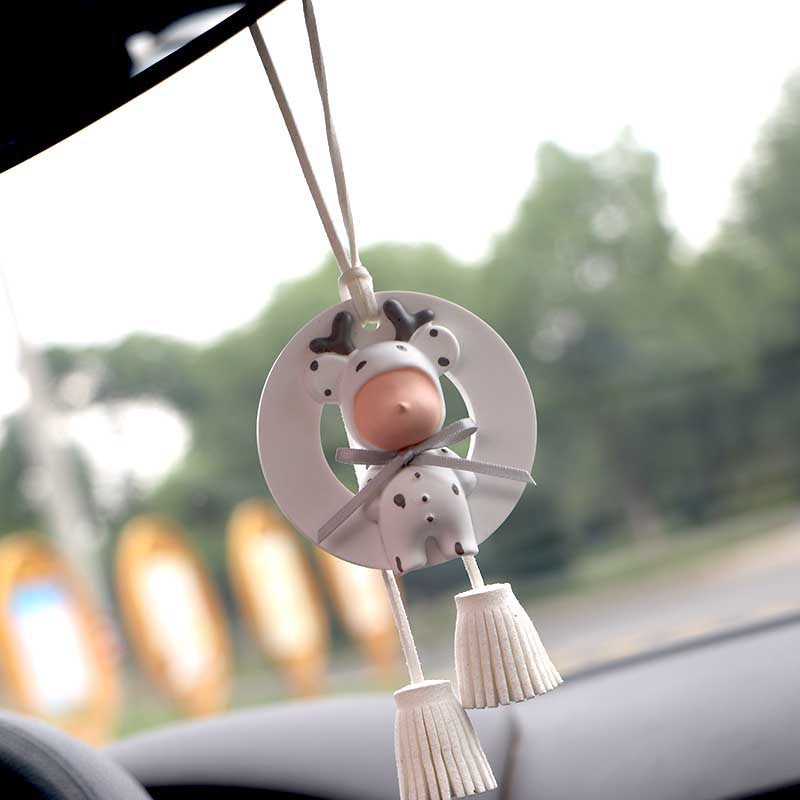 Wholesale of Deer Mounted Fragrance Expanding Stones Pendants