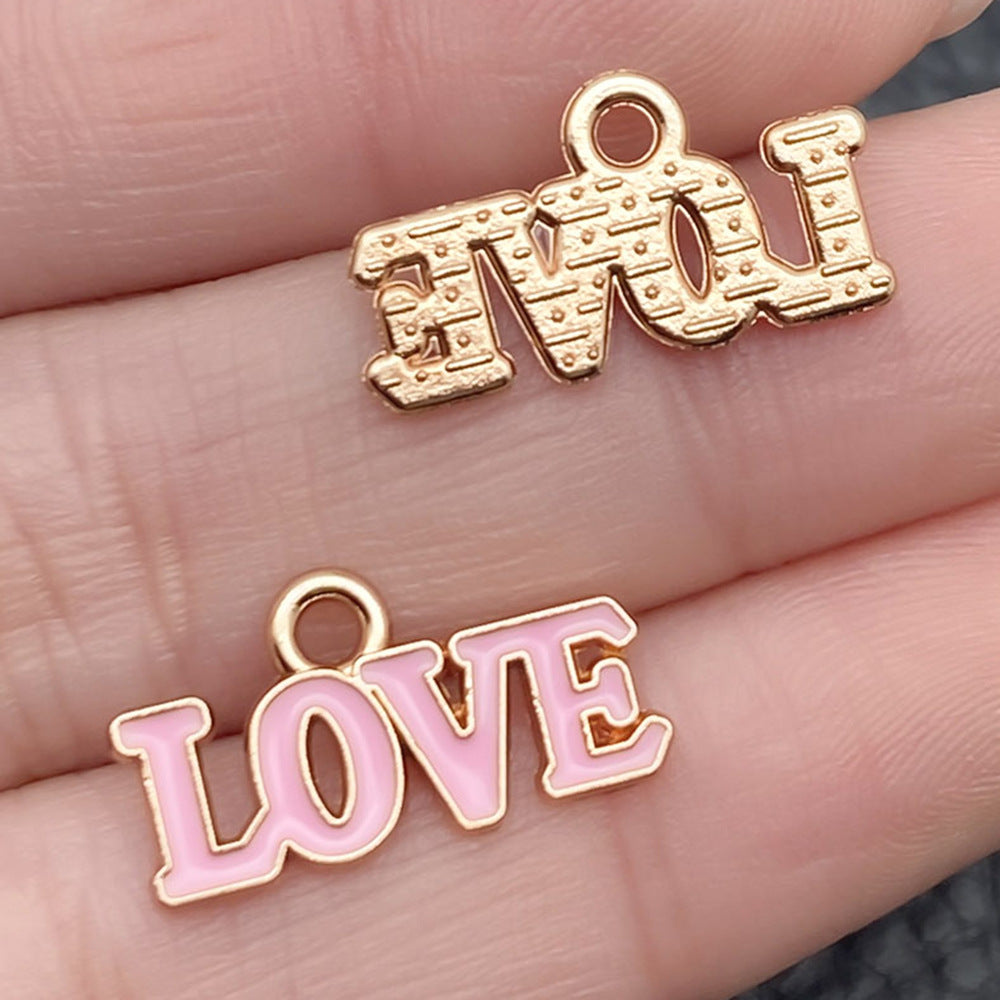 Wholesale Pink Valentine' s Day Love Accessories Pendant