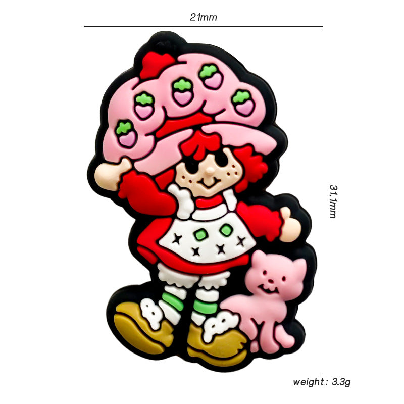 Wholesale 10pcs Pretty Girl Silicone Beads