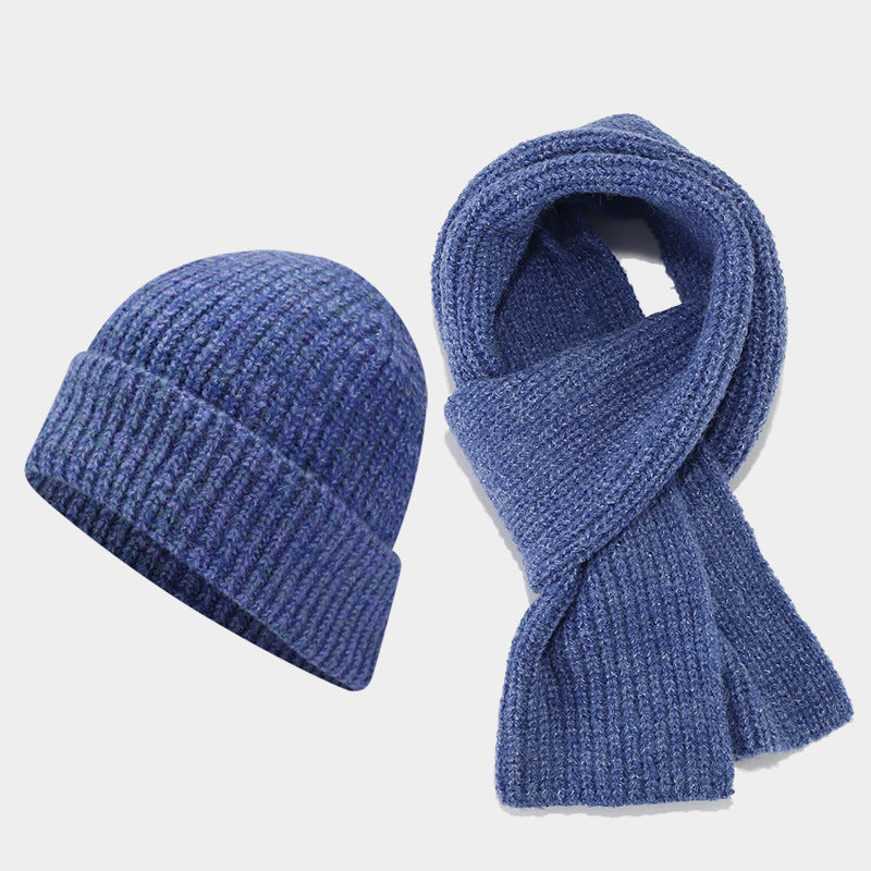 Wholesale Winter Outdoor Cold-proof Thickened Hat and Scarf Set