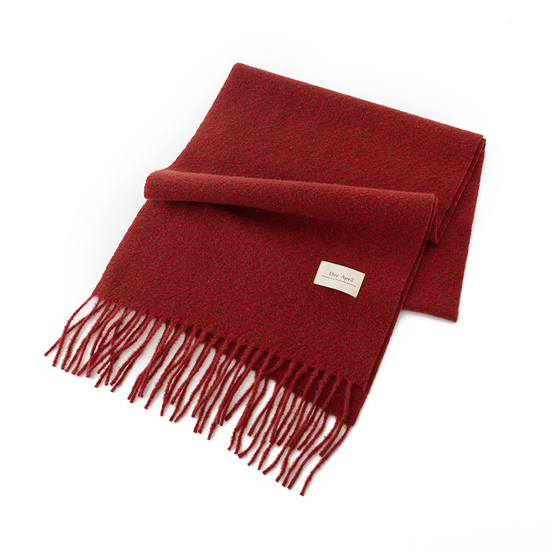 Wholesale Cashmere Feel Autumn/winter Christmas Plaid Scarf
