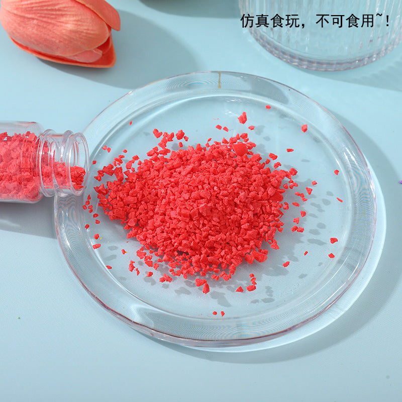 Wholesale Simulation Food Toy Chocolate Chips, Sesame Bread Crumbs, Sugar, Soy Milk Powder, Coconut Milk DIY, Kneading and Playing Materials