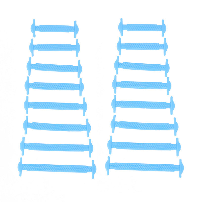 Wholesale Rainbow Sports Free Silicone Elastic Laces