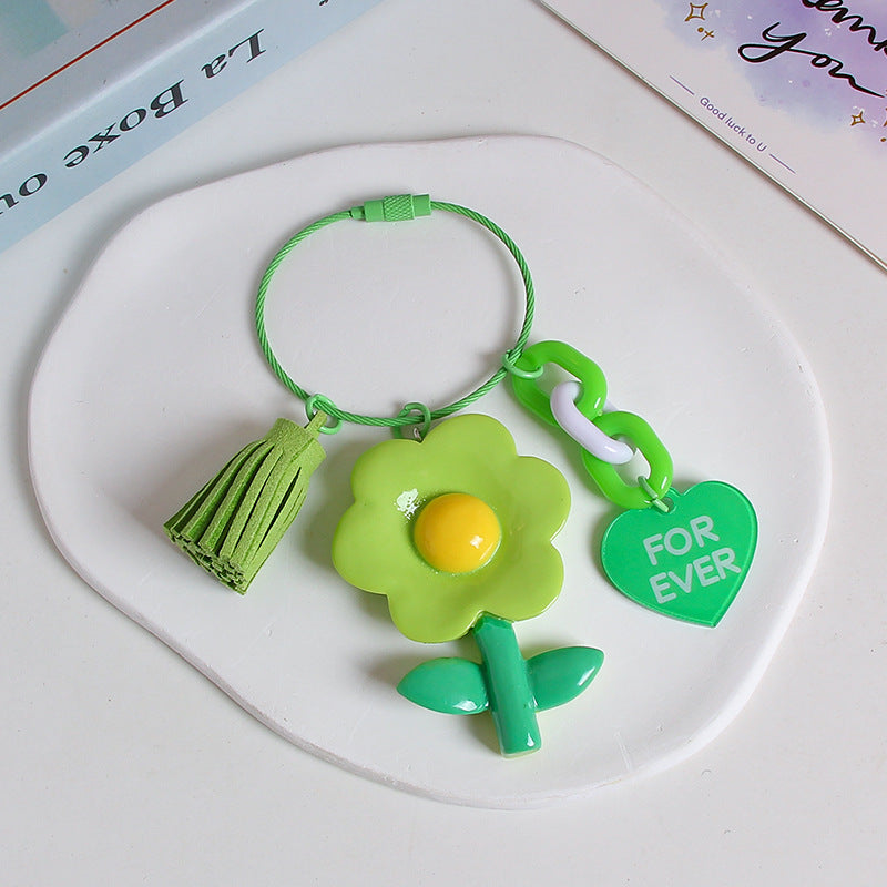 Wholesale Flower Wire Rope Keychain