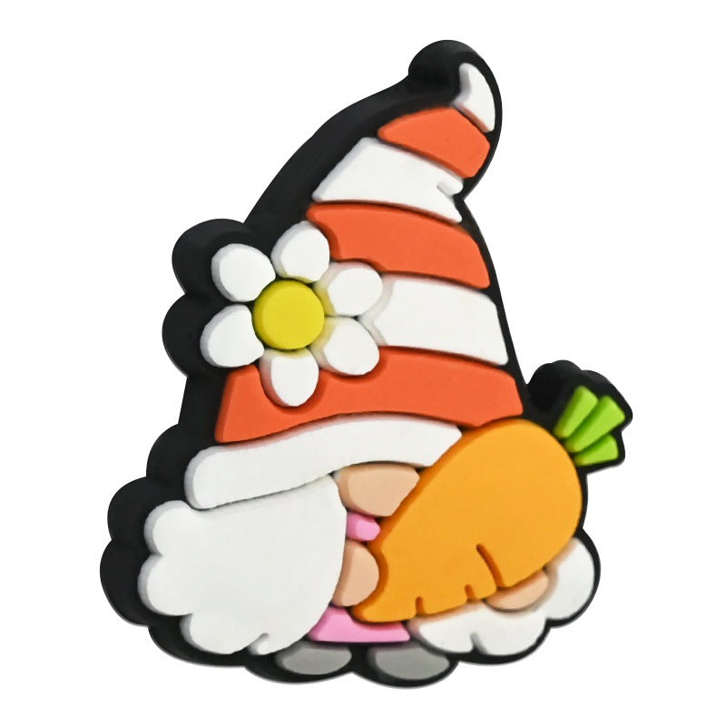 Wholesale Random 100pcs Color Cartoon Hat Small People Focal Beads
