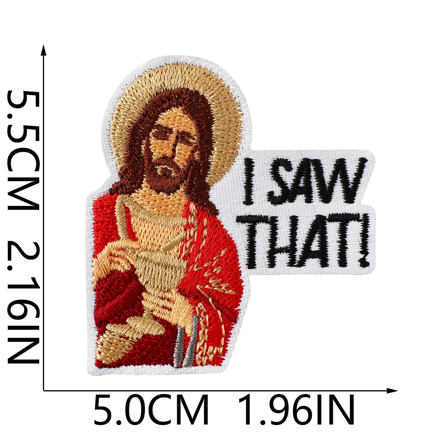 Wholesale Funny Blessing Motif Embroidery Patch European Figure Clothing Decorative Accent Resale