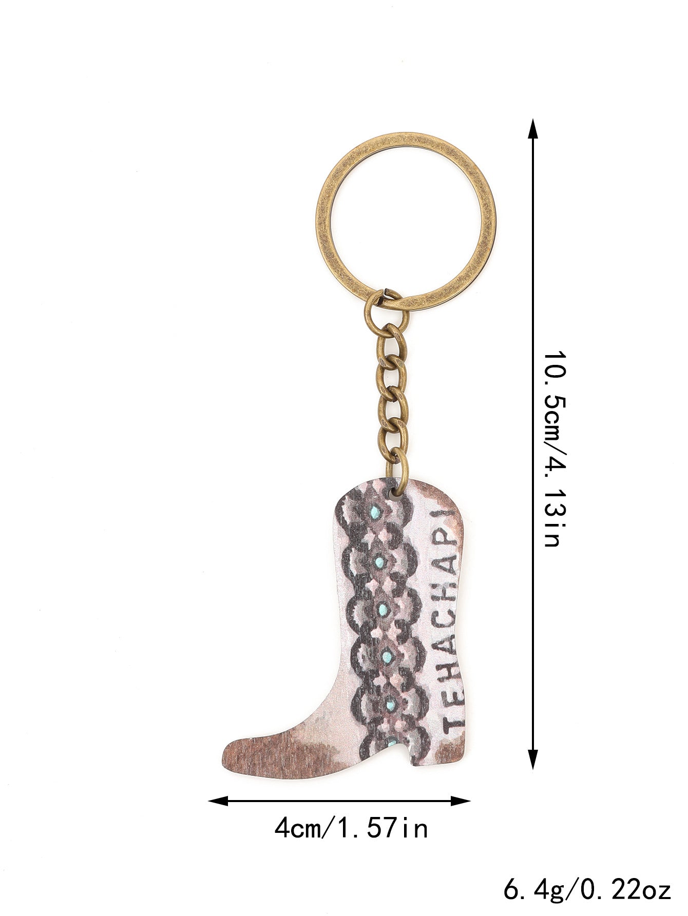 Wholesale Western Style Long Boot Keychains