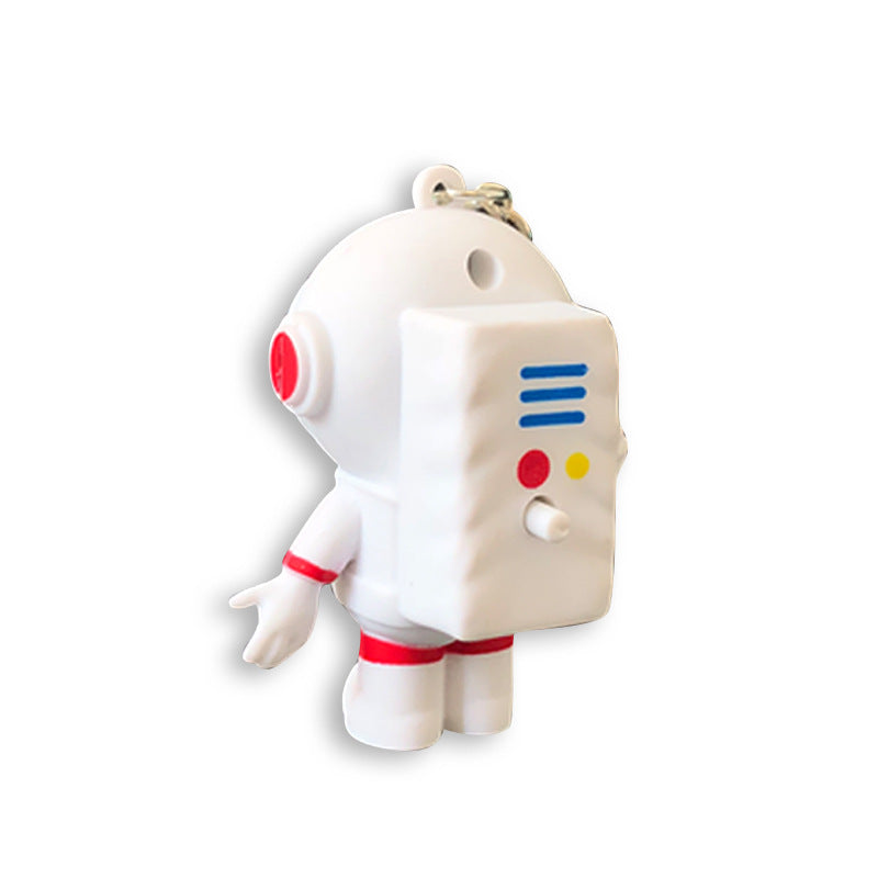 Figura de astronauta de plástico al por mayor luminoso luminoso