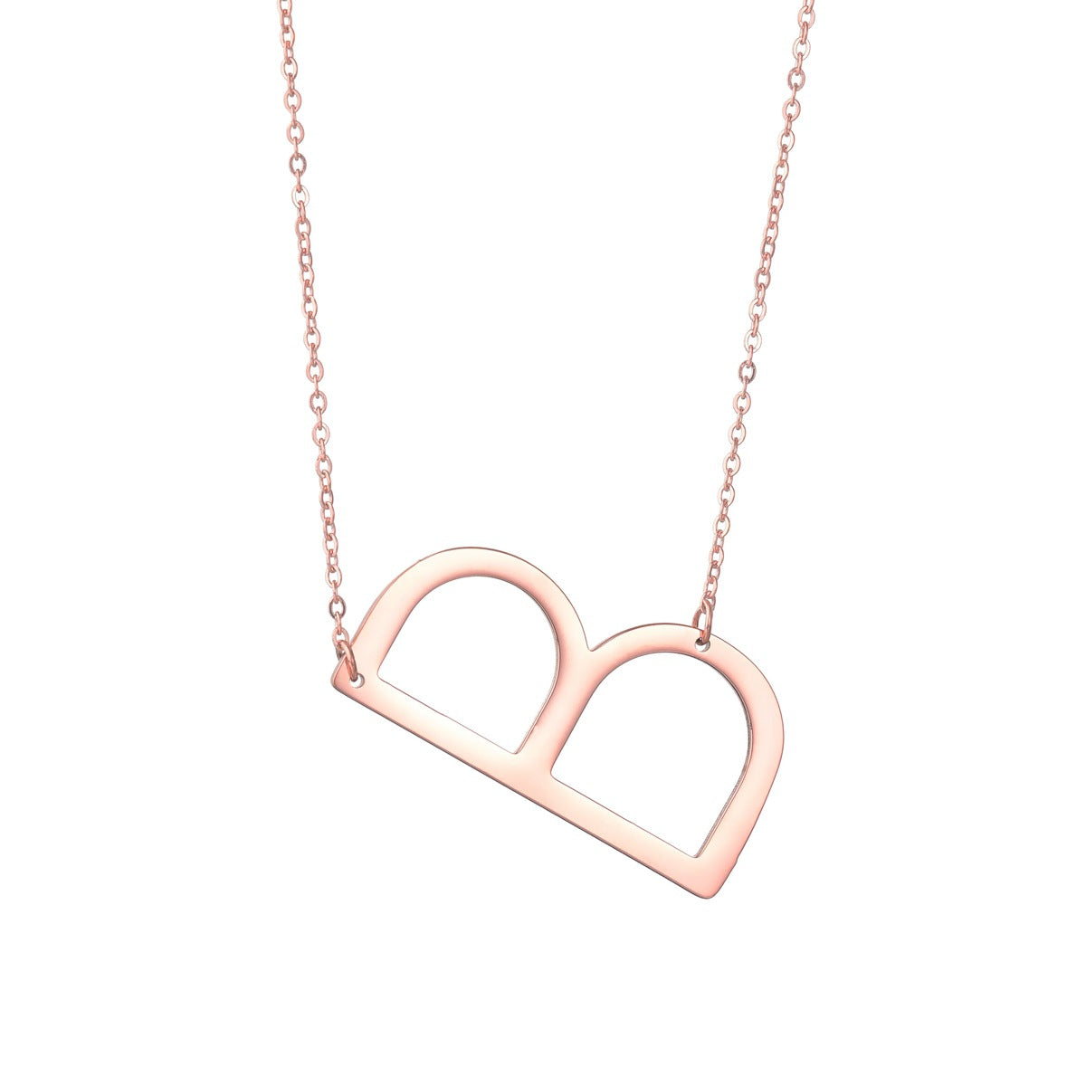 Wholesale English Big Letters Couple Pendant Necklaces