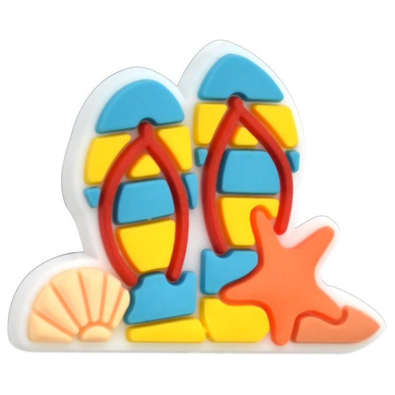 Wholesale Random 100pcs/pack   Summer series card bead  Focal Beads