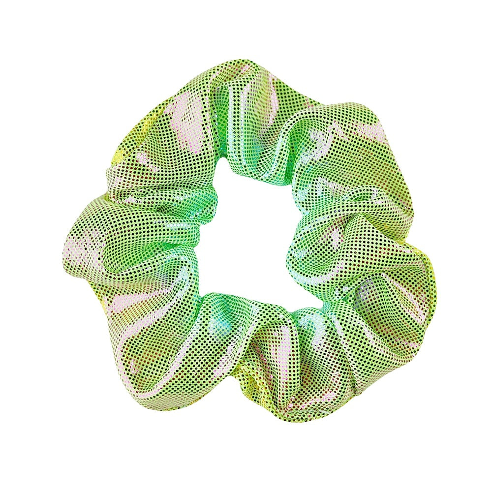 Wholesale laser bronzing large intestine gradient color plate hair rope horsetail large intestine ring