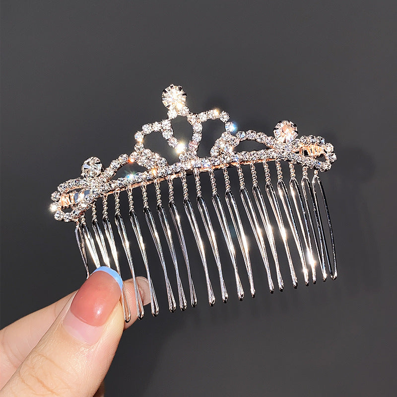 Wholesale Zircon Pearl Hair Comb Disk Bow Hair Clips