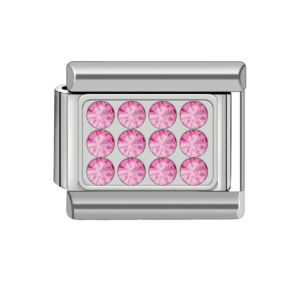 Wholesale Italian Charm Bracelet 9mm DIY Spliced Detachable Cute Pattern Combination Bracelet