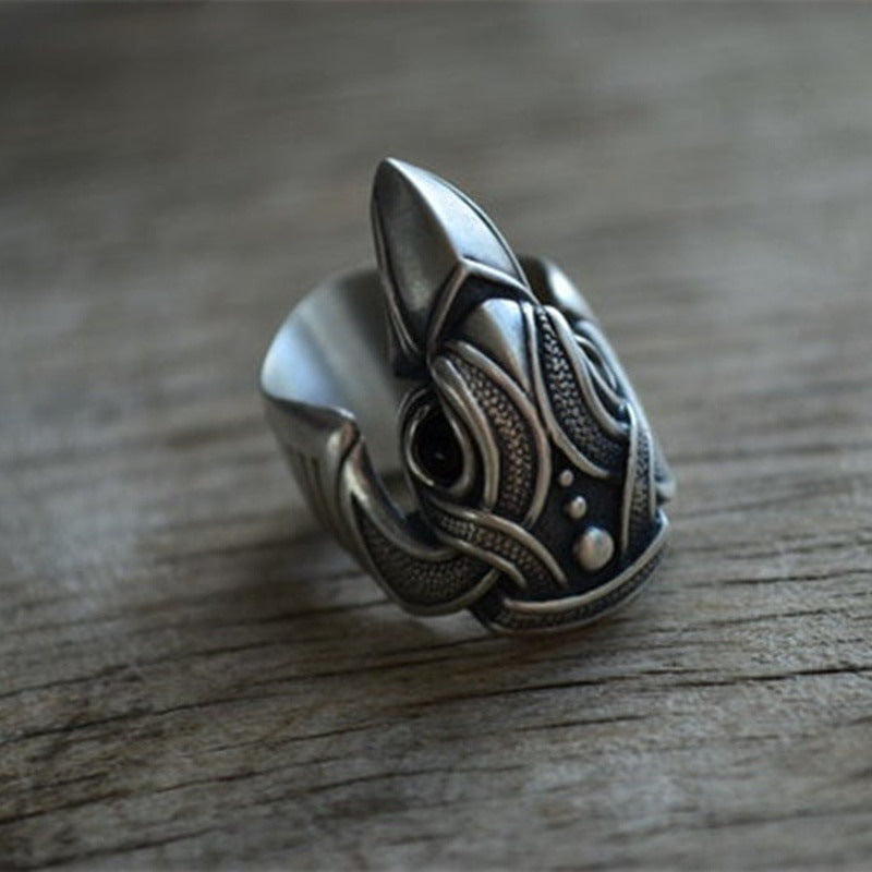 Wholesale Gothic Retro Crow Men's Alloy Rings