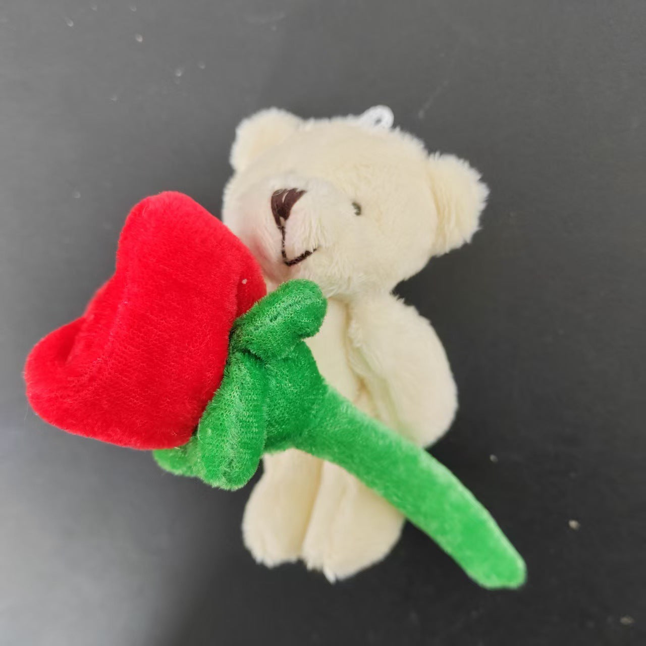 Wholesale  Fabric Sunflower Rose Plush Toy Curtain Buckle Valentine' s Day Bouquet