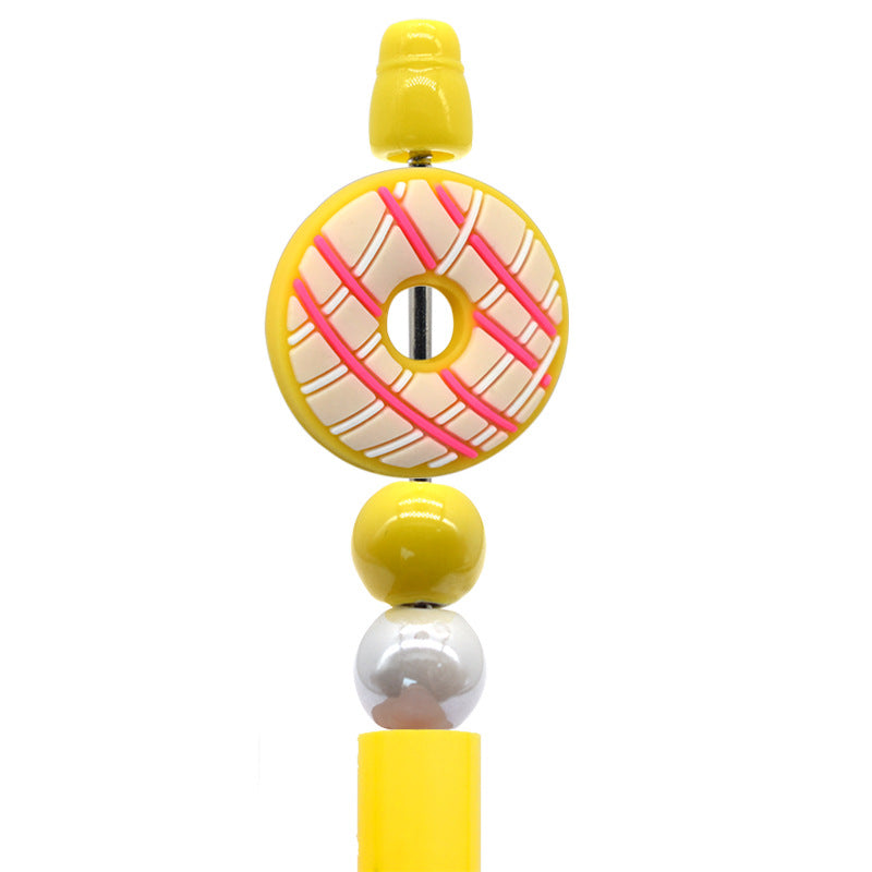 Wholesale Random 100pcs Product Donut Series Creative  Focal Beads