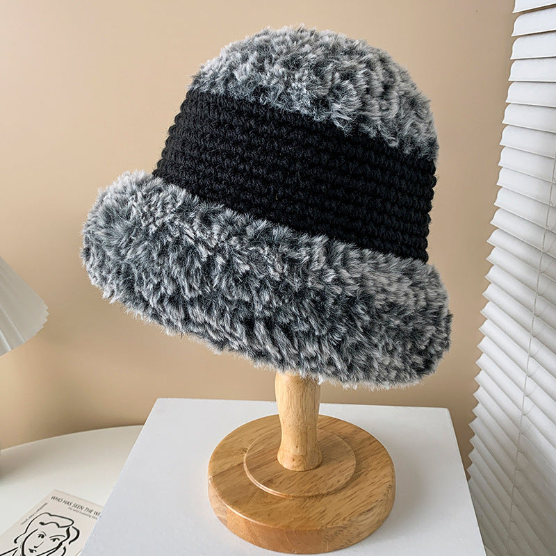 Wholesale 2023 Autumn and Winter Woolen Hat Plush Warm Fisherman Hat