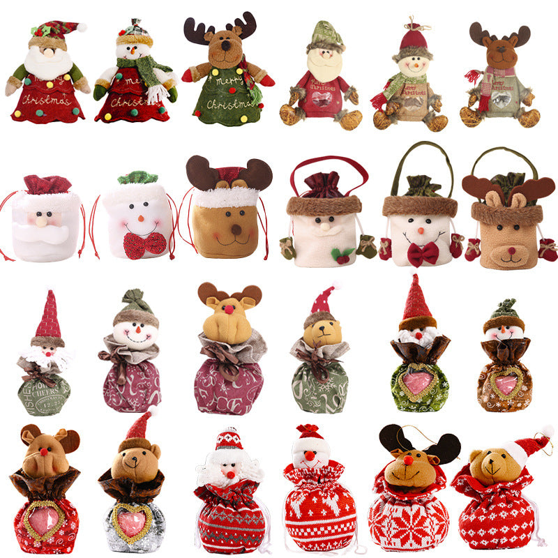 Wholesale Christmas Decorations Cartoon Tote Bag Gift Bag