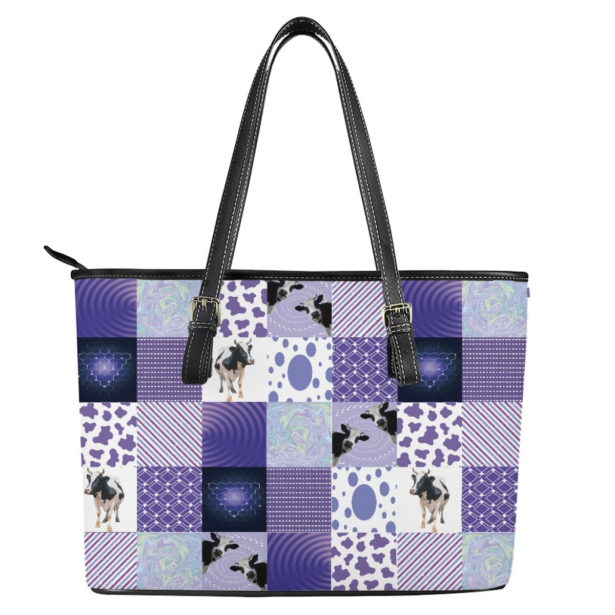 Wholesale Cow Pattern Women's PU Handbags