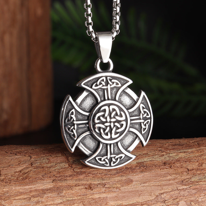 Wholesale Retro Viking Celtic Knot Cross Pendant