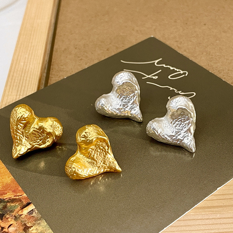 Wholesale Love Alloy Gold Plated Earrings