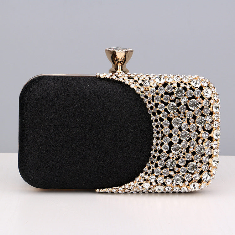 Wholesale Synthetic Leather Diamond Evening Bag