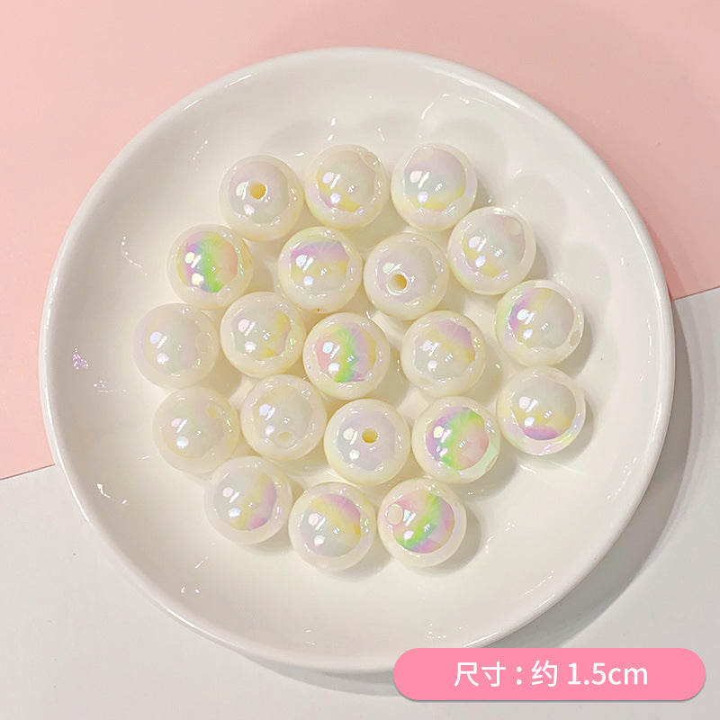 Al por mayor 20pcs acrílico de oso luminoso cuentas de conejo