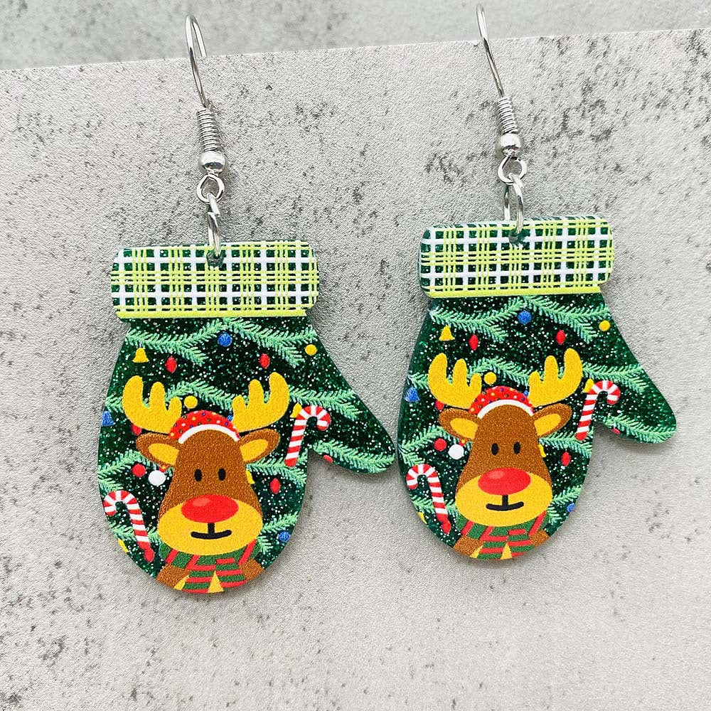 Wholesale Christmas Creative Acrylic Earrings